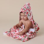 Strawberry Bio-Baby-Kapuzenhandtuch - Image 4