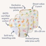 Beach Fun Bio-Waschlappen 3er-Pack – Bild 2