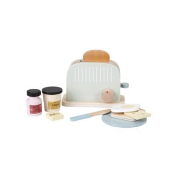 Set di tostapane in legno, 10 pezzi, certificato FSC (Immagine principale)
