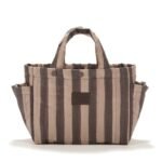 Kinderwagen-Organizer Nylon STRIPES BROWN