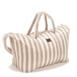 Wochenendtasche Nylon STRIPES BEIGE
