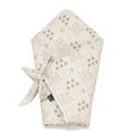 Einschlagdecke BANDANA CREAM - S - 75 x 75 cm
