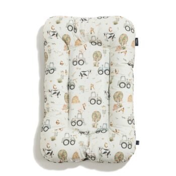 Babynest Baumwolle Velvet ABC FARM - M - 50 x 86 cm_Hauptbild