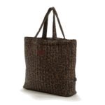 Shopper Tasche gesteppt LEOPARD CHOCO - L_Hauptbild