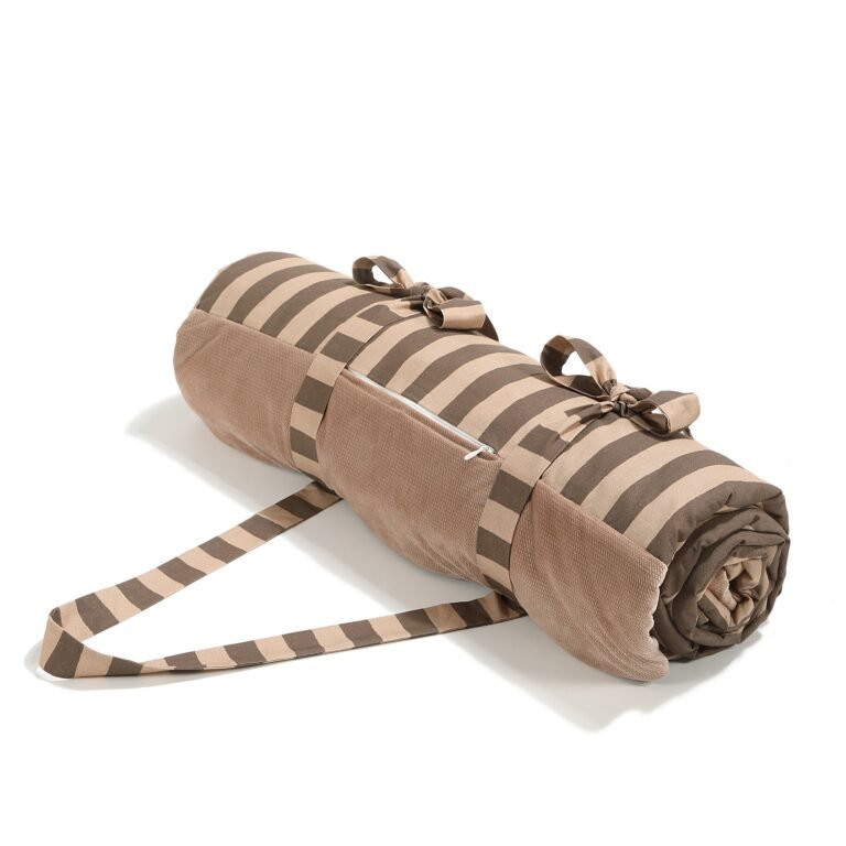 Picknickdecke STRIPES BROWN - XXL - 180 x 190 cm_Hauptbild