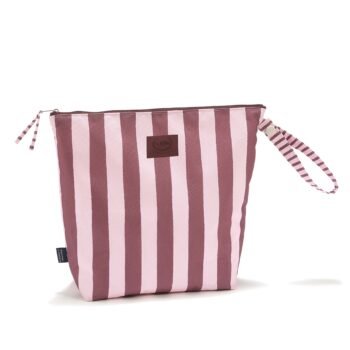 Wasserdichter Kulturbeutel STRIPES PINK - XL_Hauptbild