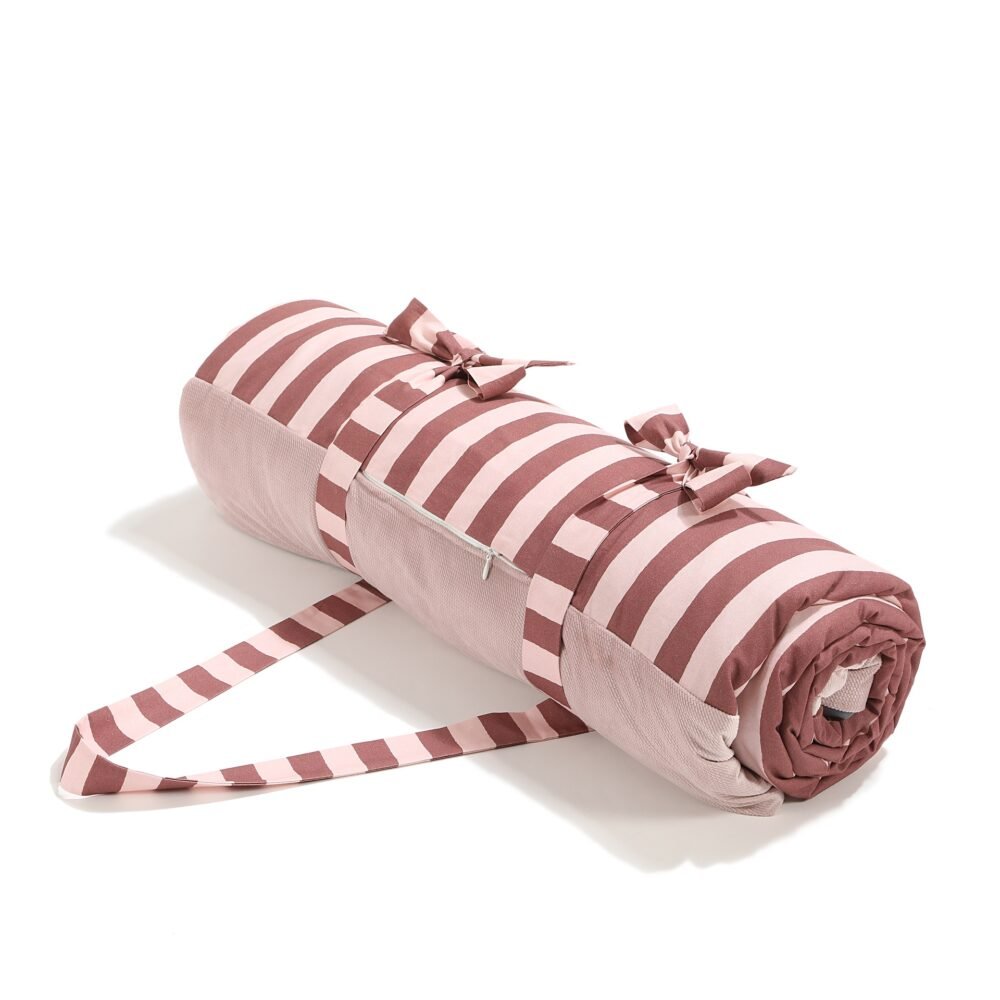 Coperta da picnic a righe rosa - XL - 145 x 170 cm_Immagine principale
