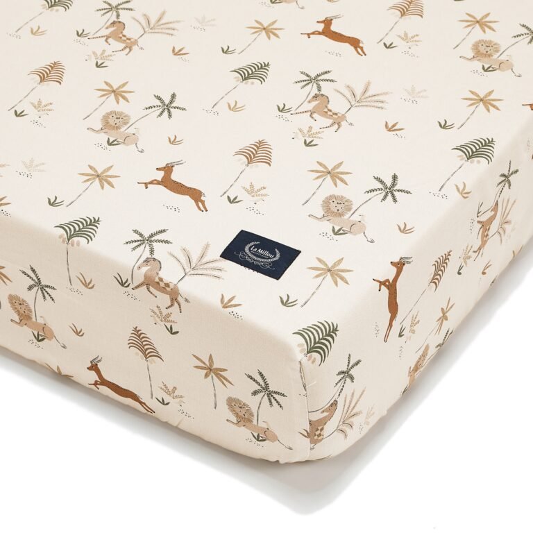 Fixleintuch Baumwolle LITTLE SAVANNAH - S - 60 x 120 cm_Hauptbild