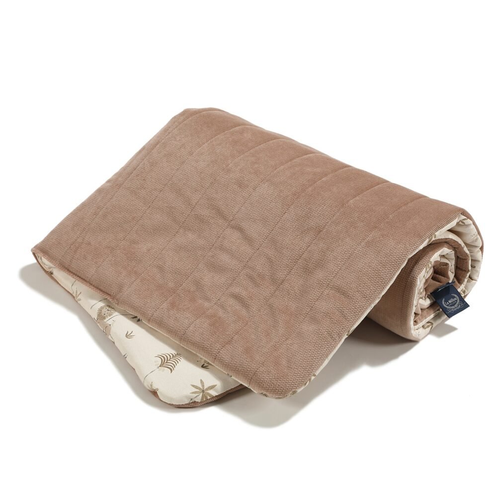 Calda coperta in velluto LITTLE SAVANNAH - L - 110 x 140 cm_Immagine principale