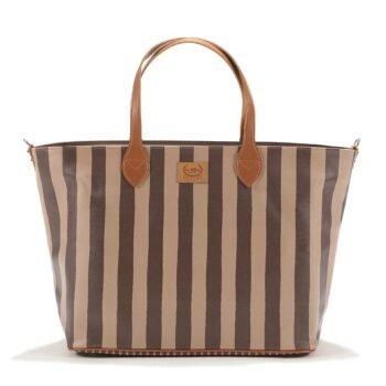 Sac Feeria STRIPES MARRON - Image principale