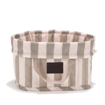 Organisateur de couches en nylon rayé beige_Image principale