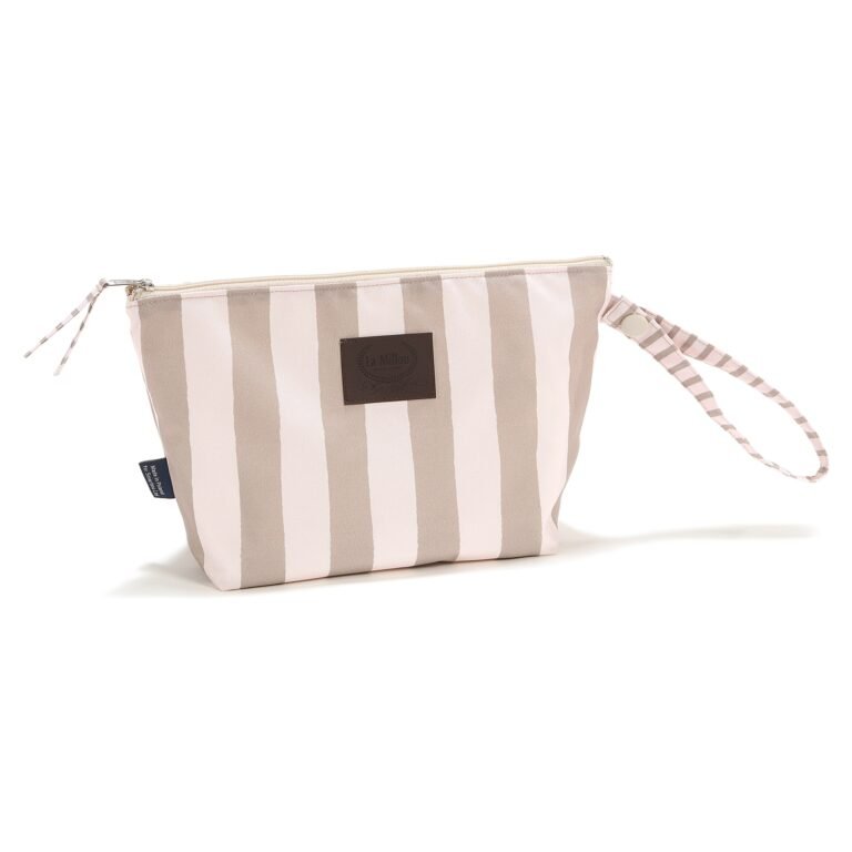 Wasserdichter Kulturbeutel STRIPES BEIGE - M_Hauptbild