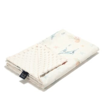 Lightweight Minky blanket SEAWORLD - M - 80 x 100 cm_Main image