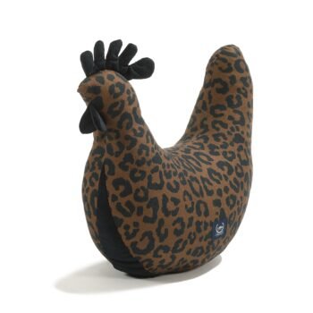 Coussin en bambou Léopard Chocolat de Grand-mère Dana_Image principale