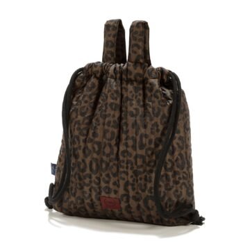 Stroller backpack nylon LEOPARD CHOCO_Main image