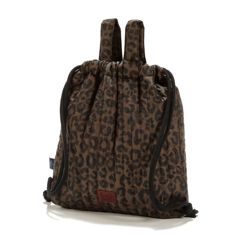 Kinderwagen-Rucksack Nylon LEOPARD CHOCO_Hauptbild