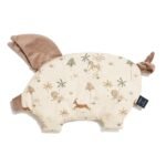 Cuscino di velluto a forma di maialino addormentato LITTLE SAVANNAH_Immagine principale