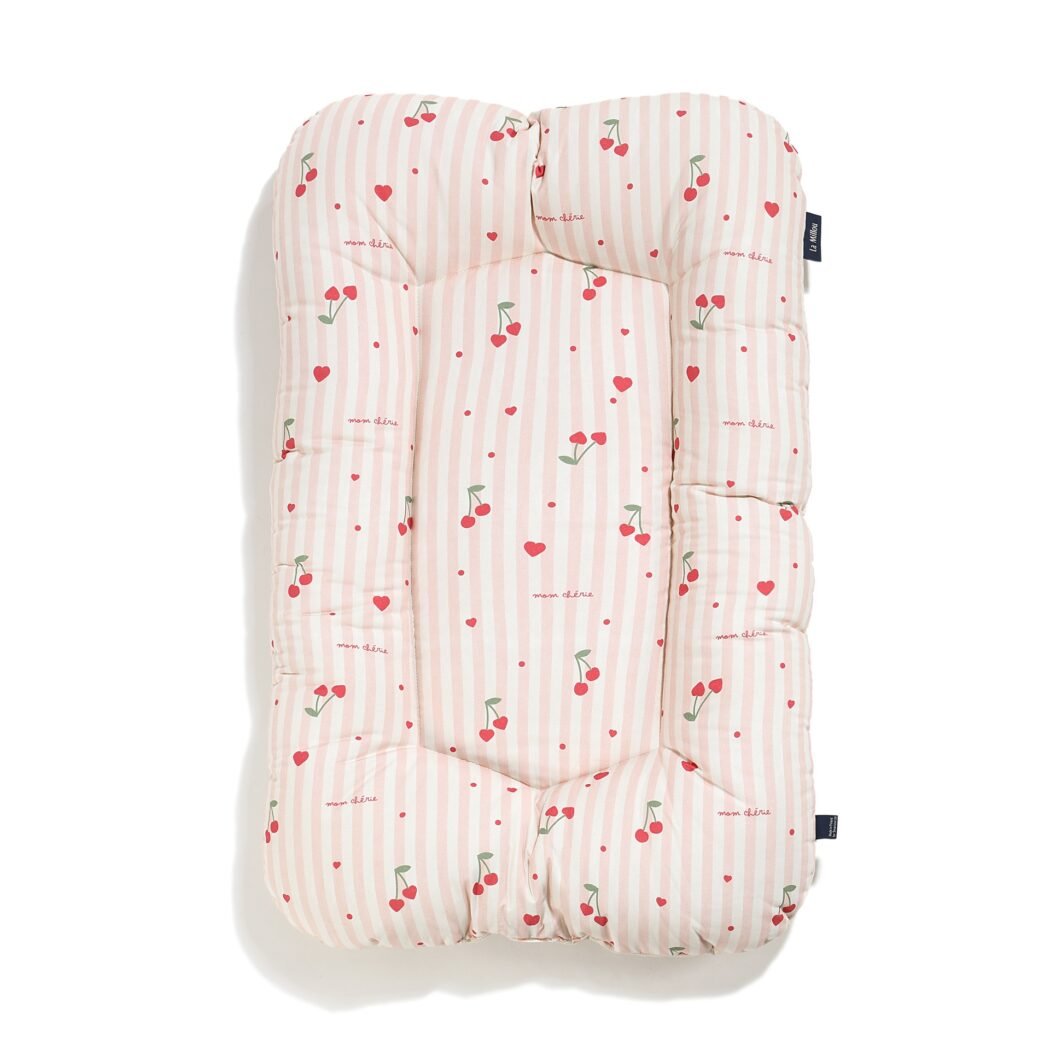 Nid bébé en velours de coton MOM CHERIE - M - 50 x 86 cm_Image principale