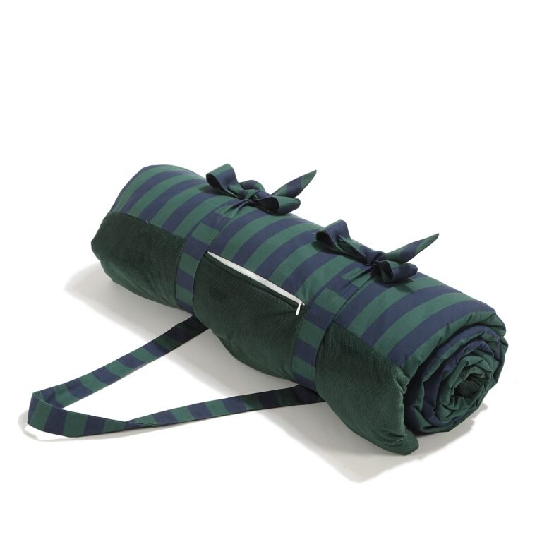 Picknickdecke STRIPES GREEN - XXL - 180 x 190 cm_Hauptbild