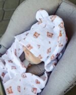 Sommer-Autoschaledecke Musselin Teddy Bär – Image 3