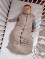 Babyschalfsack Musselin Beige – Bild 4