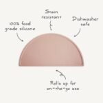 Mushie Silikon Tischset Blush – Bild 3