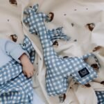 Giraffe Rattle Baumwolle BERRY VICHY Zusatzbild 2