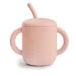 Mushie Coppa da allenamento con rosa paglierino