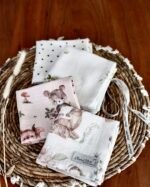 Mulltücher 4er Set aus Premium Musselin Woodland Friends