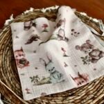 Mulltücher 4er Set aus Premium Musselin Woodland Friends – Bild 4