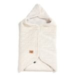 Einschlagdecke Babyschale Teddybär CREAM – Image 2