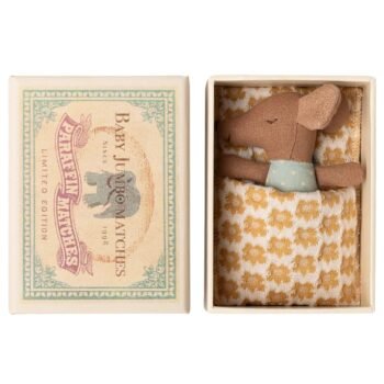 Sleepy wakey Baby Mouse - Blue