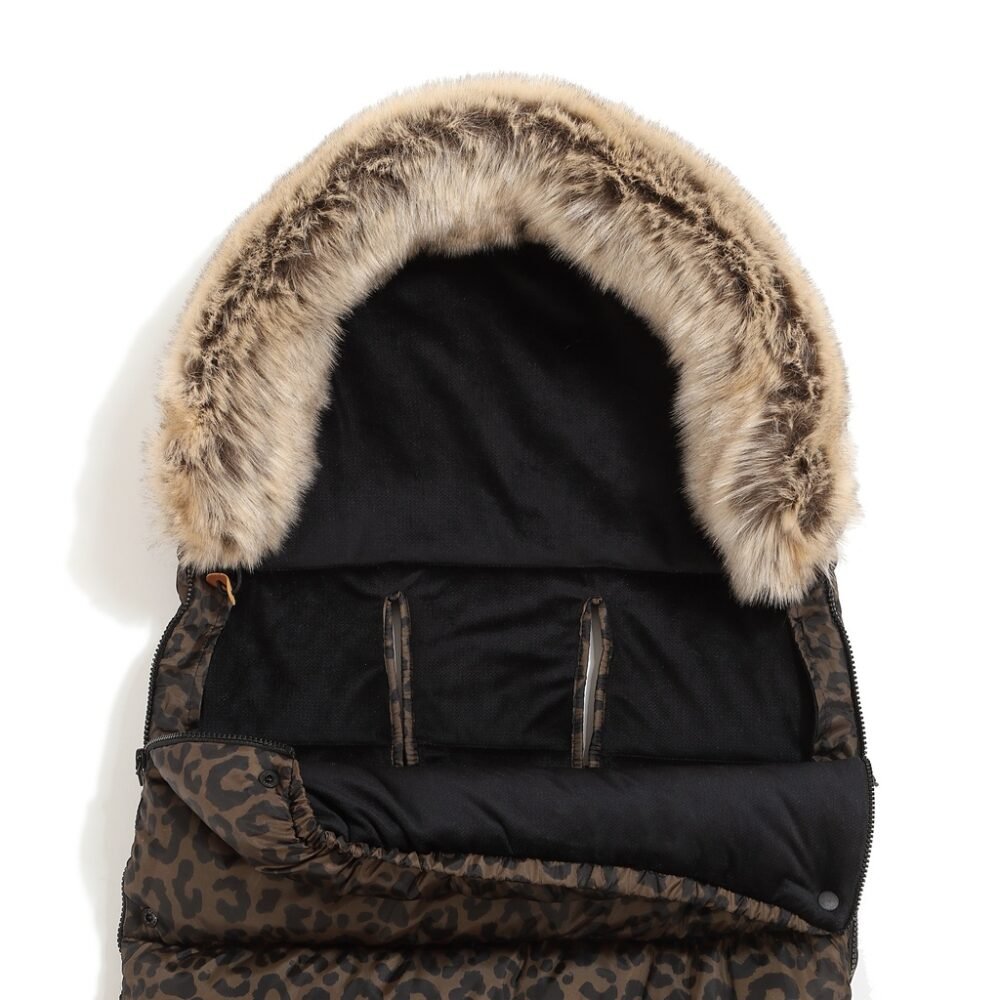 Sacco nanna per passeggino Multi LEOPARDO CIOCCOLATO Immagine aggiuntiva 1