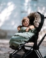 Kinderwagen Fusssack Uni KHAKI Zusatzbild 2