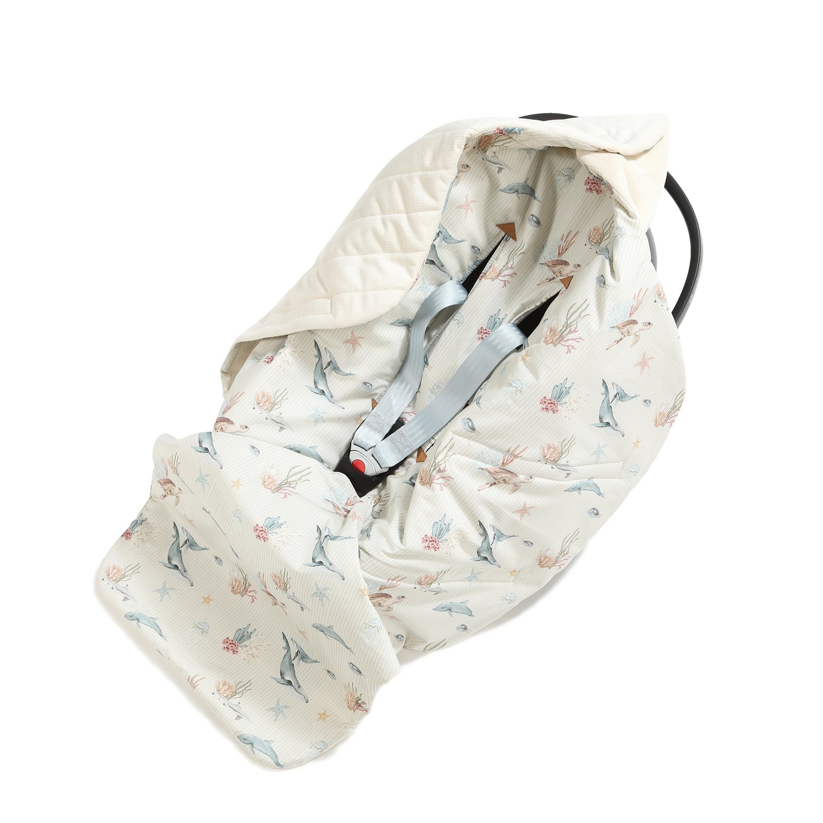 image_1920_-j9aT.jpeg Einschlagdecke Babyschale Baumwolle Velvet Multi SEAWORLD – Image 1