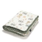 Warme Decke Minky ABC FARM - M - 80 x 100 cm