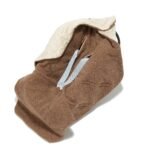 Einschlagdecke Babyschale Teddybär LATTE