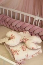 Set Einschlagdecke & Kissen | Premium Ultra Soft Muslin|TOG 2.5|Fall Roses – Image 5