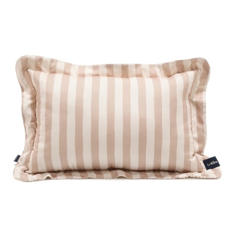 Kopfkissen Bambus STRIPES BEIGE - XL - 50 x 70 cm Hauptbild