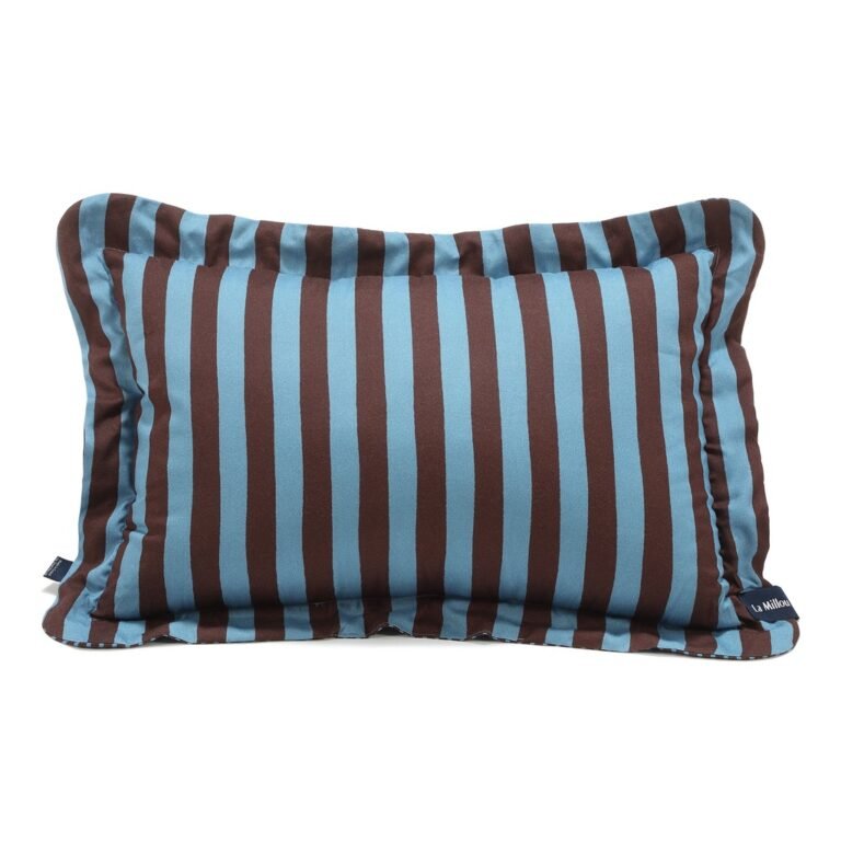 Kopfkissen Bambus STRIPES BLUE - XL - 50 x 70 cm Hauptbild