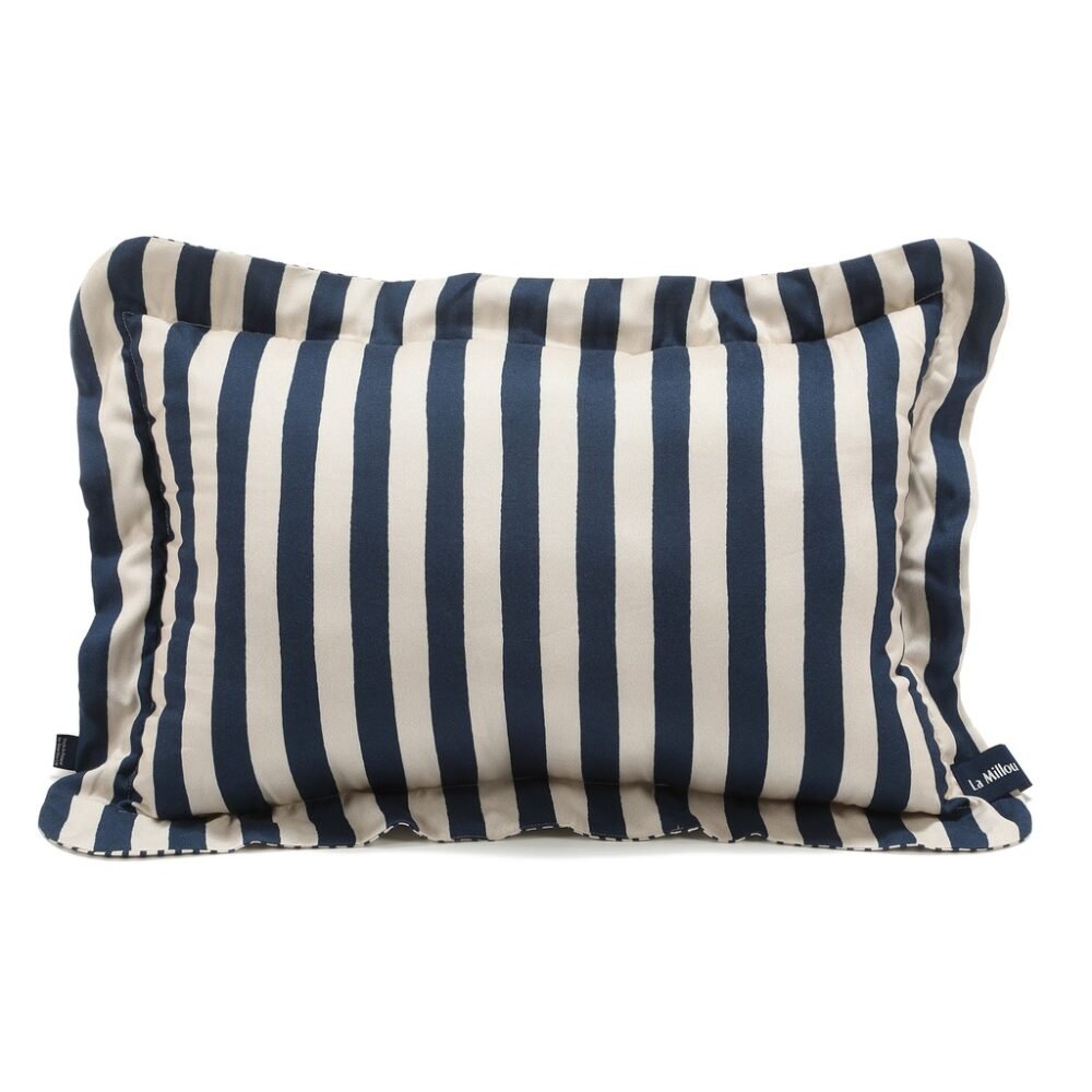 Kopfkissen Bambus STRIPES NAVY - XL - 50 x 70 cm Hauptbild