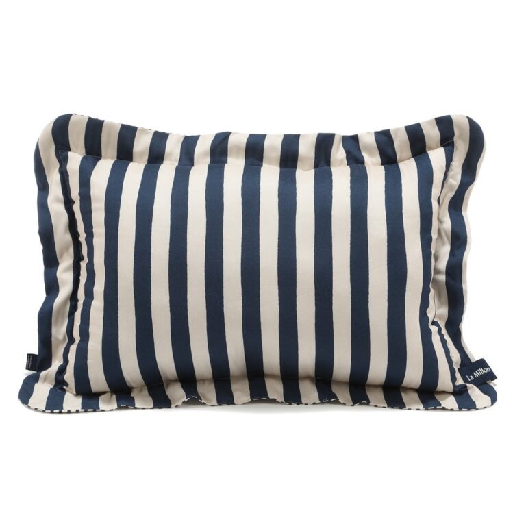 Kopfkissen Bambus STRIPES NAVY - XL - 50 x 70 cm Hauptbild