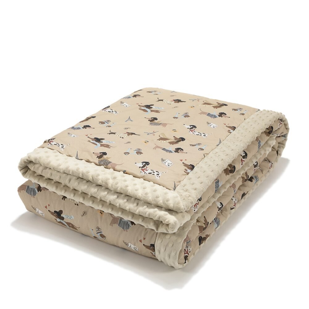 Calda coperta Minky PIERRE IL CANE - XL - 140 x 200 cm Immagine principale