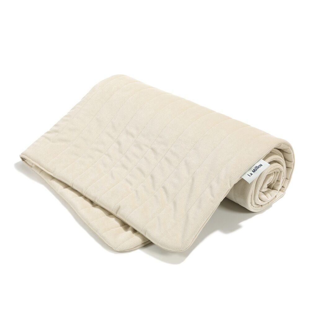 Warm blanket Velvet Pure SAND - L - 110 x 140 cm Main image