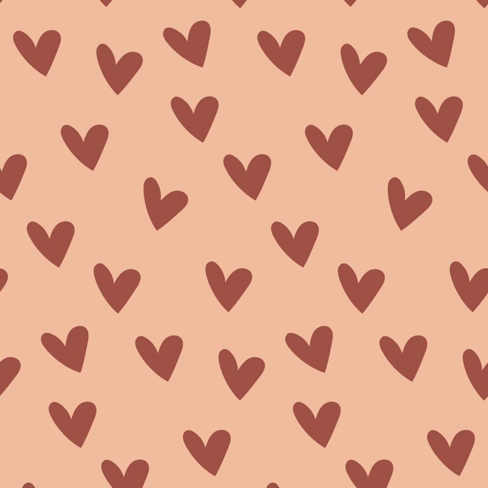 Copertina per neonati in mussola di bambù ROSA CUORE - 115 x 140 cm Immagine aggiuntiva 1
