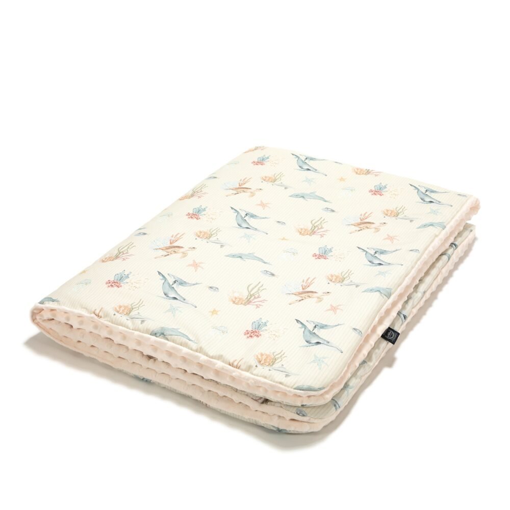 Warm blanket Minky SEAWORLD - L - 110 x 140 cm Main image