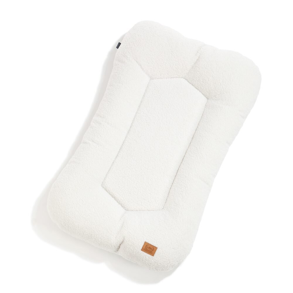 Nid pour bébé ours en peluche CRÈME - 110 x 70 cm Image principale