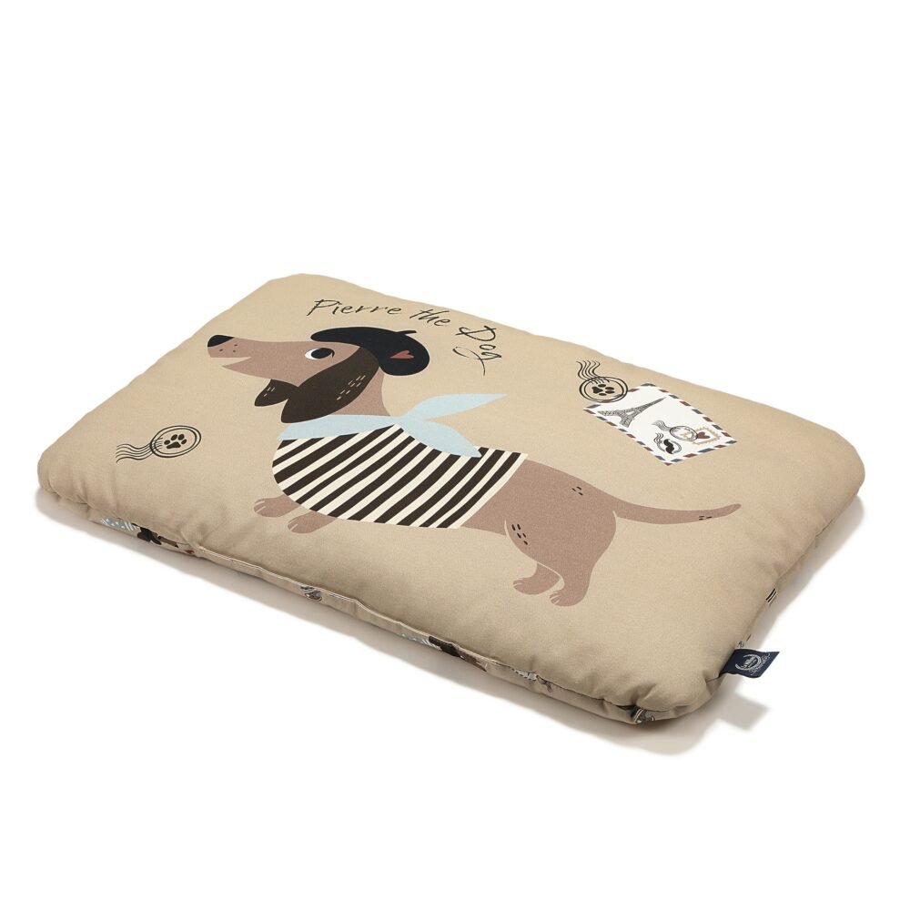 Kopfkissen Baumwolle PIERRE THE DOG - L - 40 x 60 cm Hauptbild
