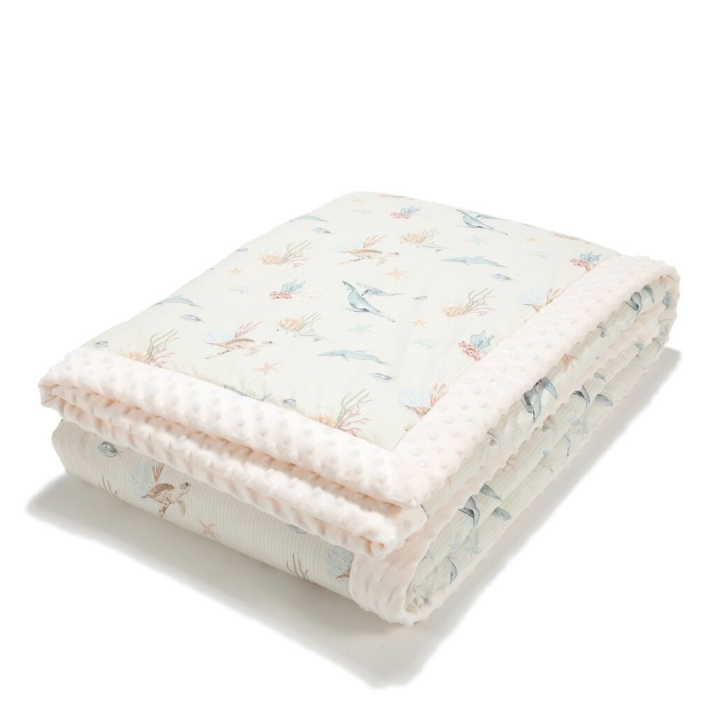 Couverture chaude en tissu Minky SEAWORLD - XL - 140 x 200 cm Image principale