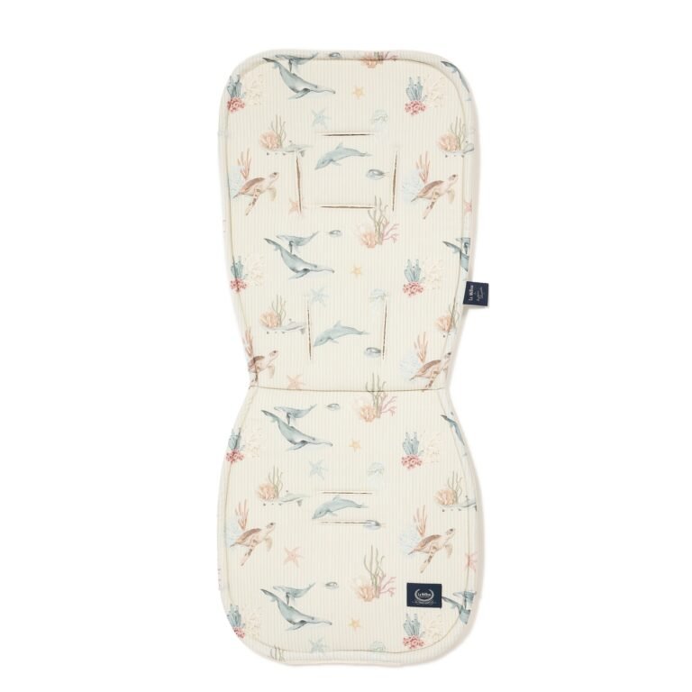 SEAWORLD Doublure de poussette en velours de coton, image principale